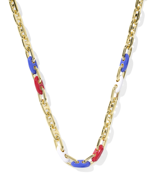 KENDRA SCOTT BAILEY COLLECTION 14K YELLOW GOLD PLATED BRASS 19