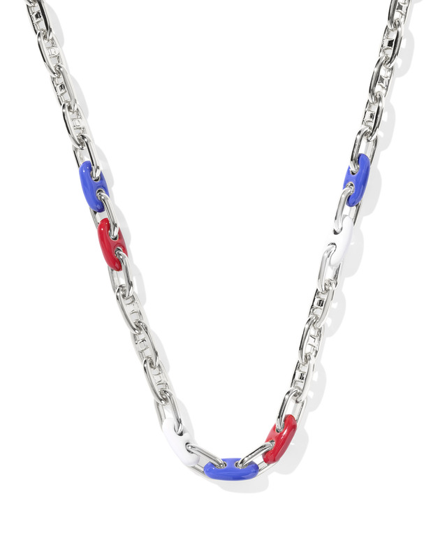 KENDRA SCOTT BAILEY COLLECTION RHODIUM PLATED BRASS 19