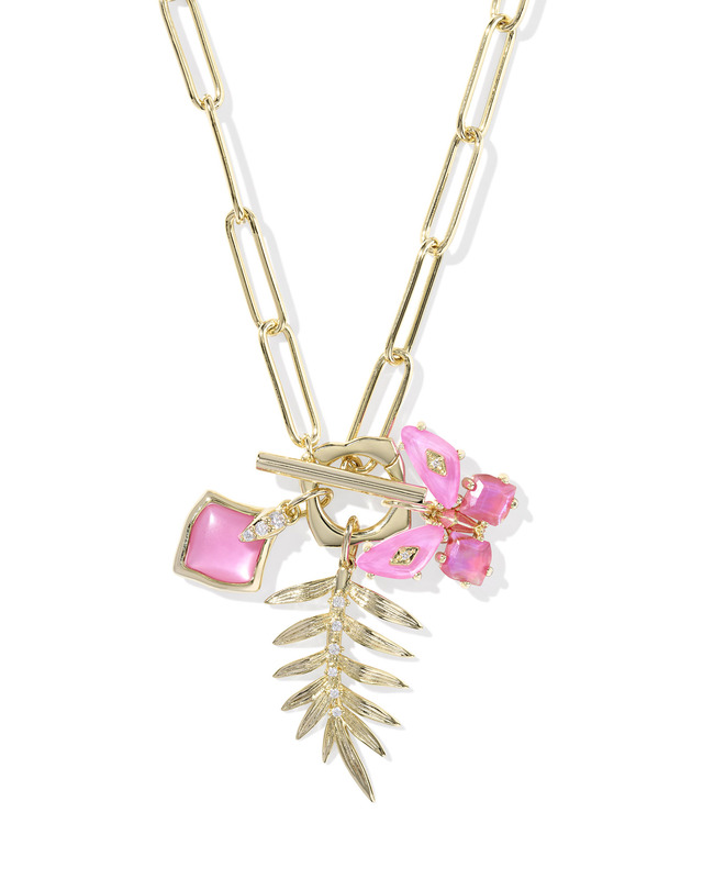KENDRA SCOTT BIANCA COLLECTION 14K YELLOW GOLD PLATED BRASS 17.5