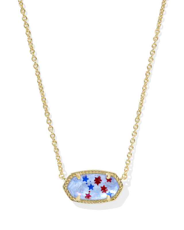 KENDRA SCOTT ELISA COLLECTION 14K YELLOW GOLD PLATED BRASS 17