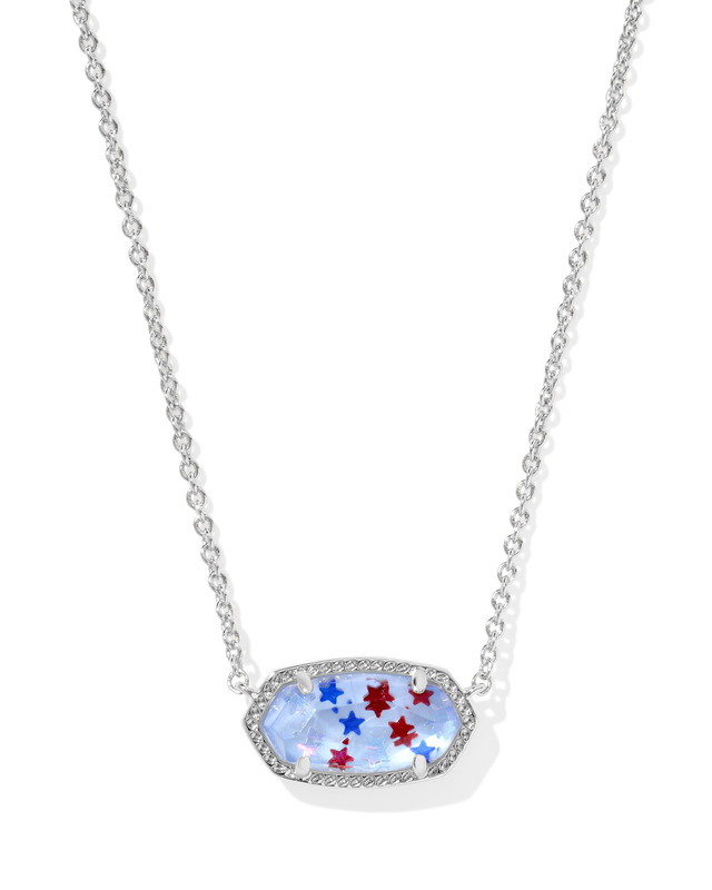 KENDRA SCOTT ELISA COLLECTION RHODIUM PLATED BRASS 17