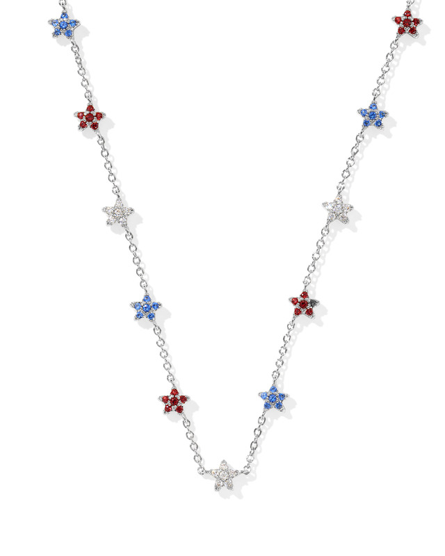 KENDRA SCOTT SIERRA COLLECTION RHODIUM PLATED BRASS 19
