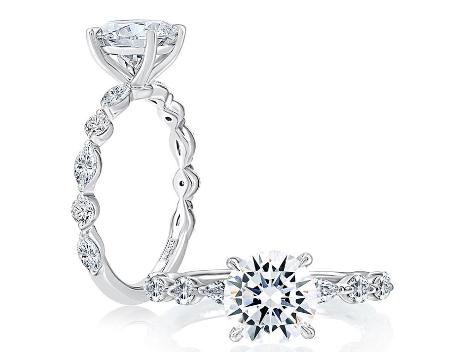 Round Engagement Ring Setting