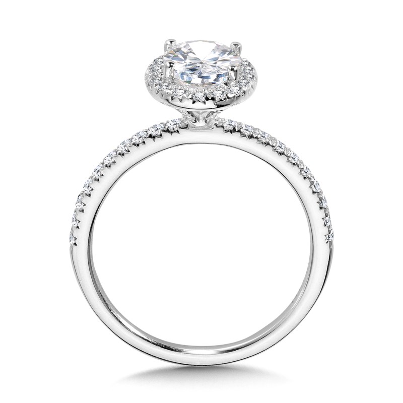 Laboratory Created Diamond Engagement Ring