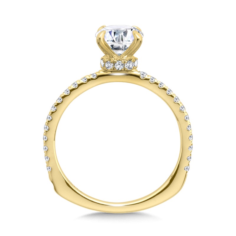 Laboratory Created Diamond Engagement Ring