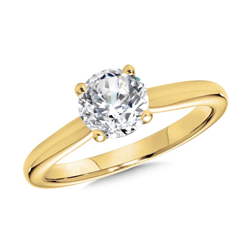 Laboratory Created Diamond Engagement Ring