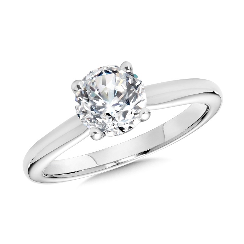 Laboratory Created Diamond Engagement Ring