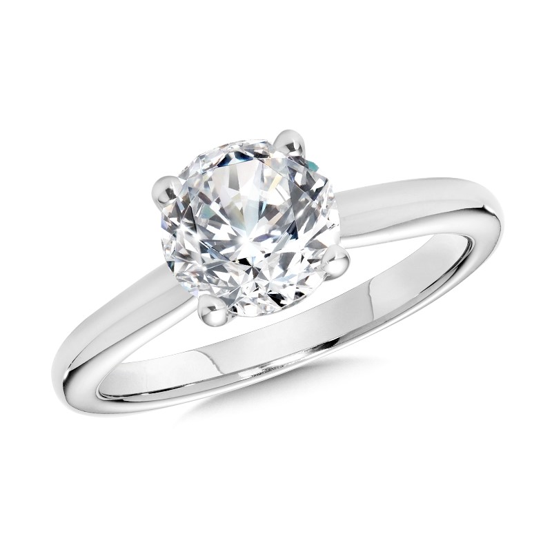 Laboratory Created Diamond Engagement Ring