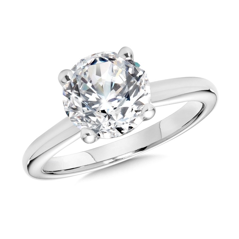 Laboratory Created Diamond Engagement Ring