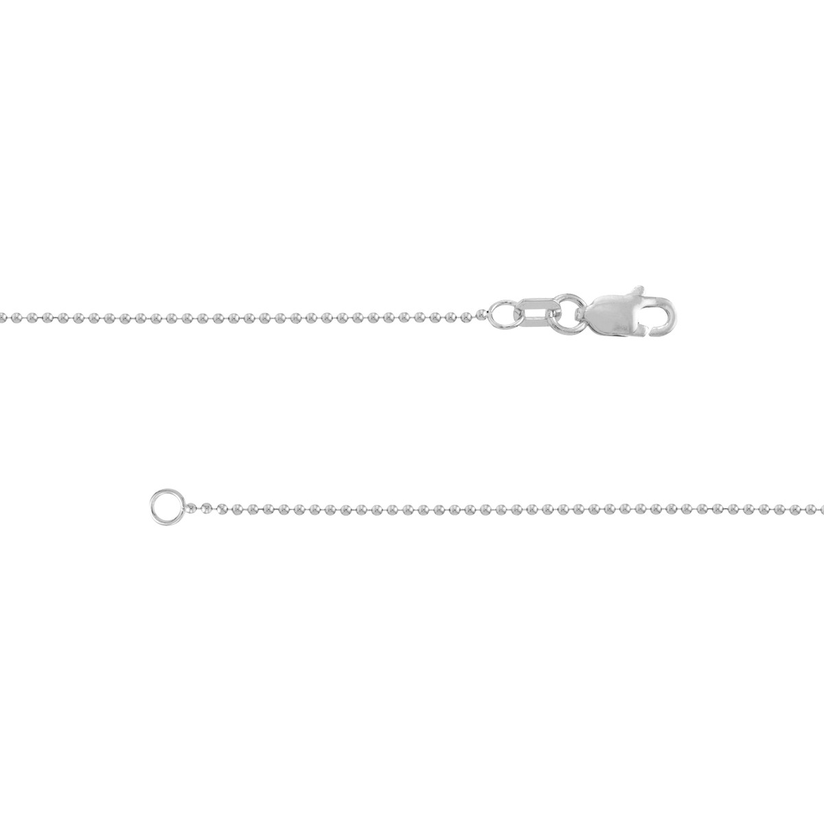 14K WHITE GOLD 20
