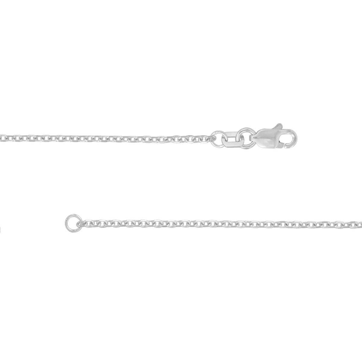 14K WHITE GOLD 20