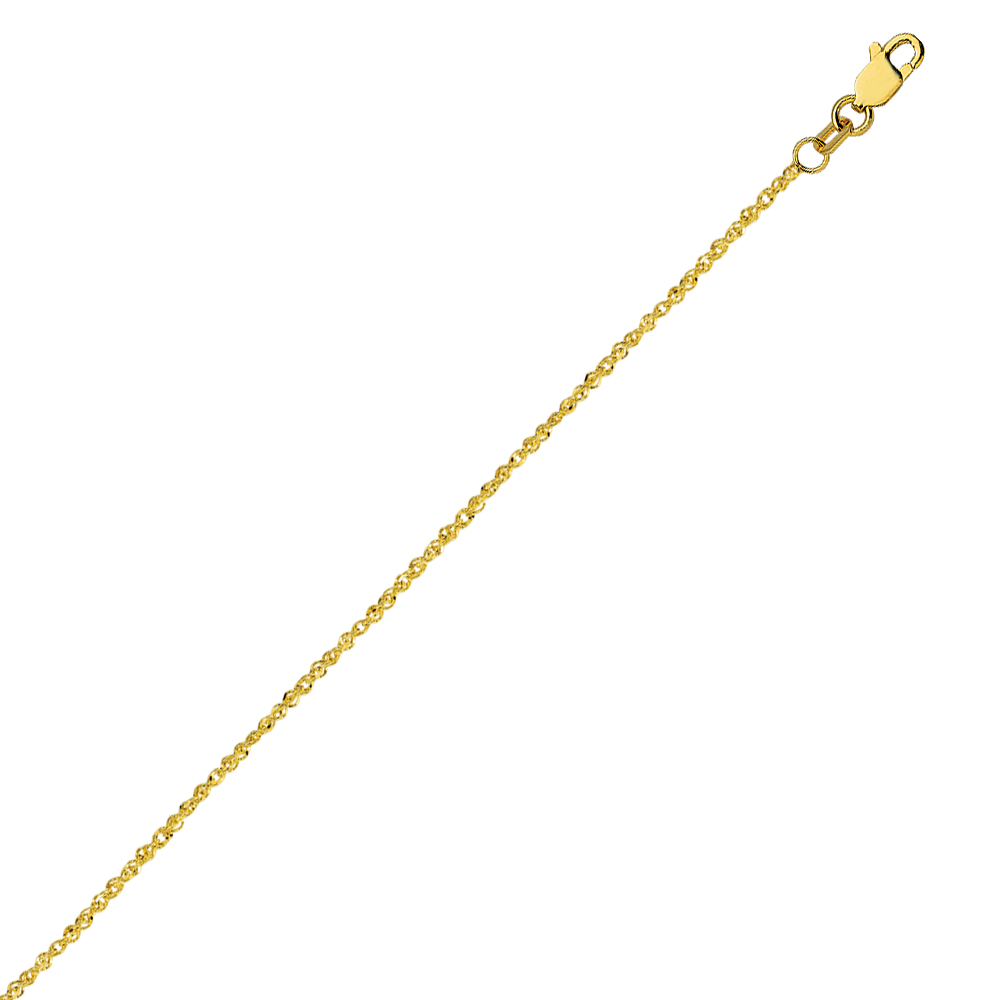 14K YELLOW GOLD 18