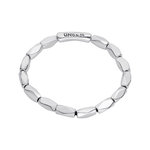 UNO DE 50 SILVER PLATED FOLLOW ME BRACELET SIZE LARGE