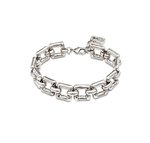 UNO DE 50 SILVER PLATED FEMME FATALE BRACELET SIZE MEDIUM