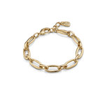 UNO DE 50 GOLD PLATED ALIEN BRACELET SIZE MEDIUM