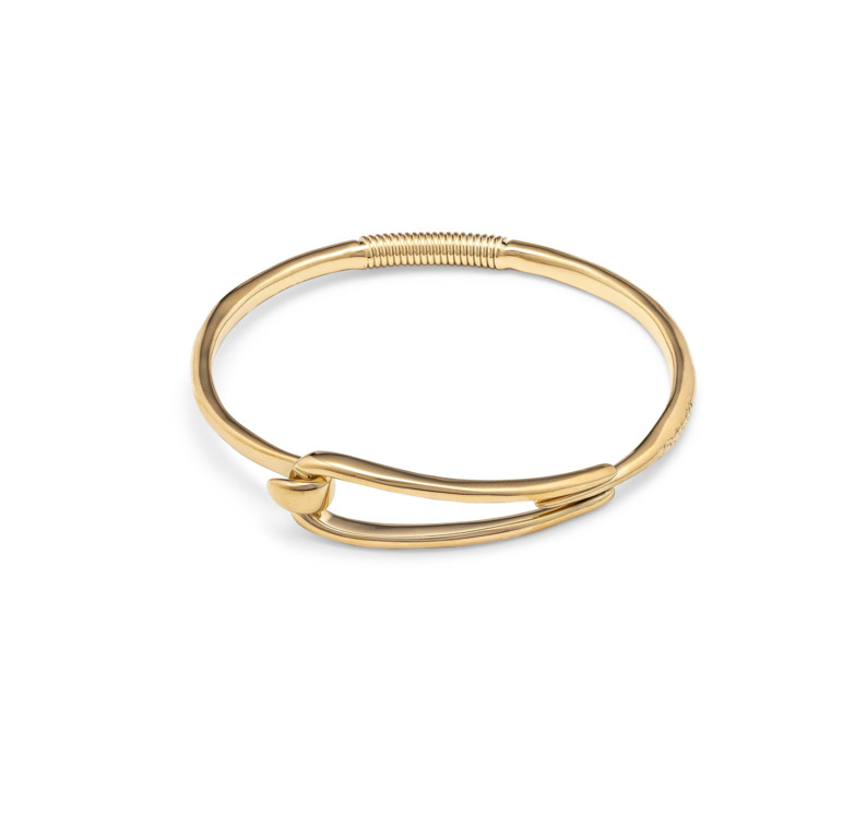 UNODE50 PROSPERITY GOLD PLATED FASHION BRACELET SIZE MEDIUM