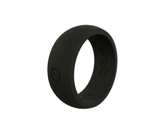 MEN'S BLACK SILICONE OUTDOORS RING SIZE 13