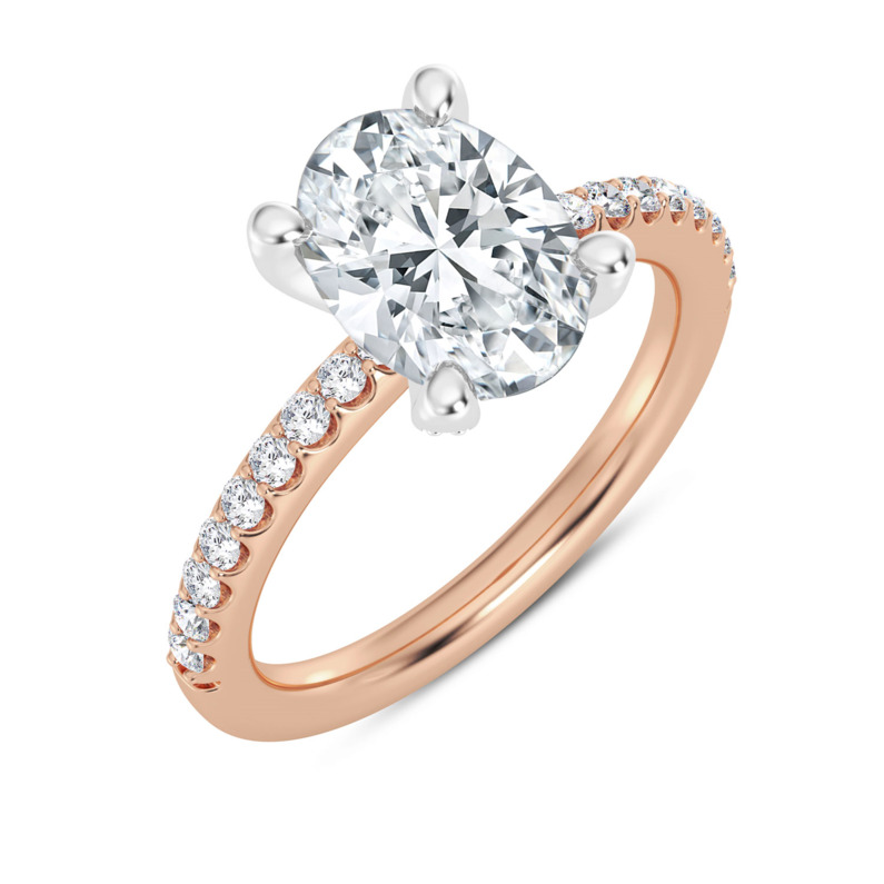 Oval Engagement Ring Setting