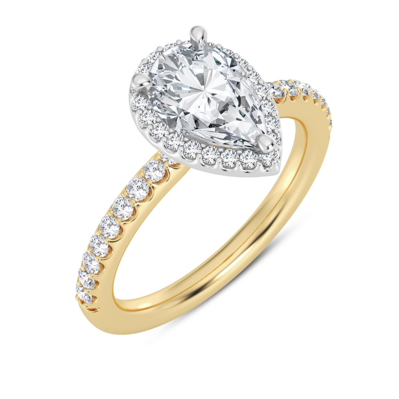 Pear Engagement Ring Setting