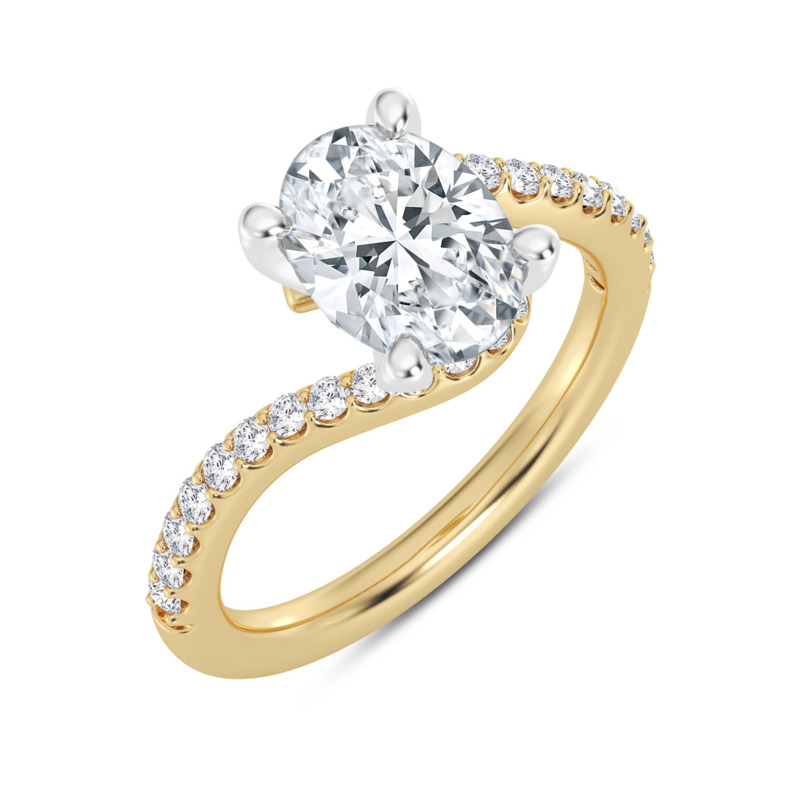 Oval Engagement Ring Setting