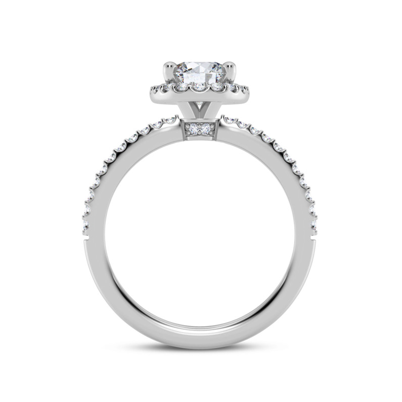 Oval Engagement Ring Setting
