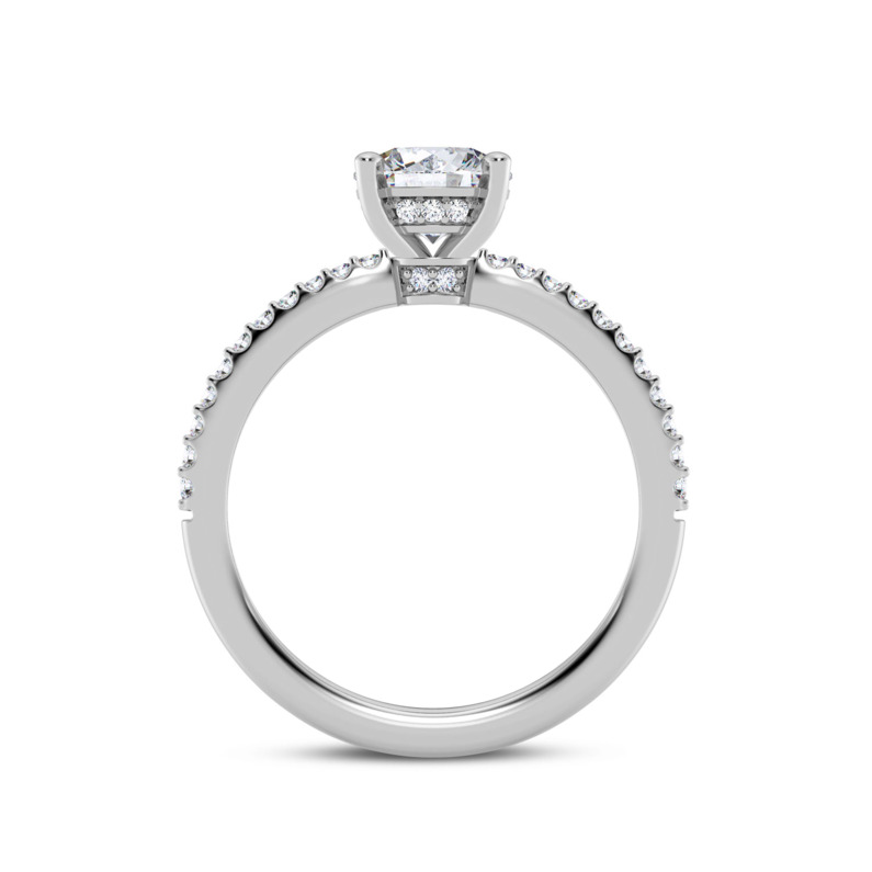 Round Engagement Ring Setting