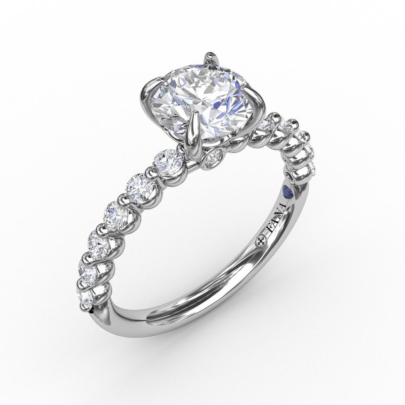 Round Engagement Ring Setting
