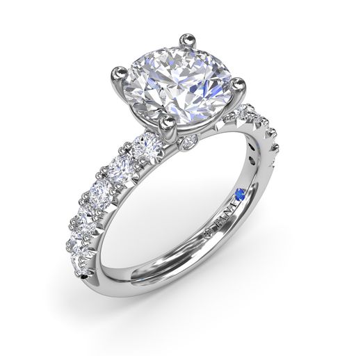 Round Engagement Ring Setting