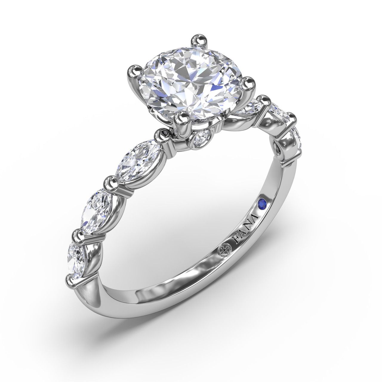 Round Engagement Ring Setting