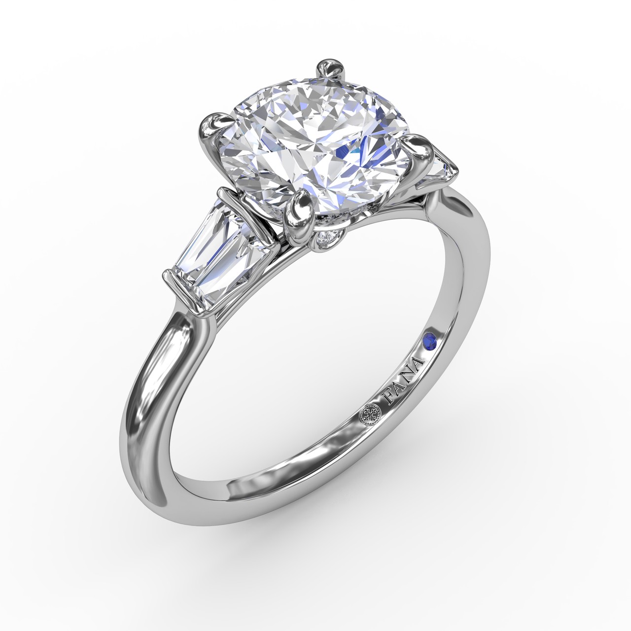 Round Engagement Ring Setting