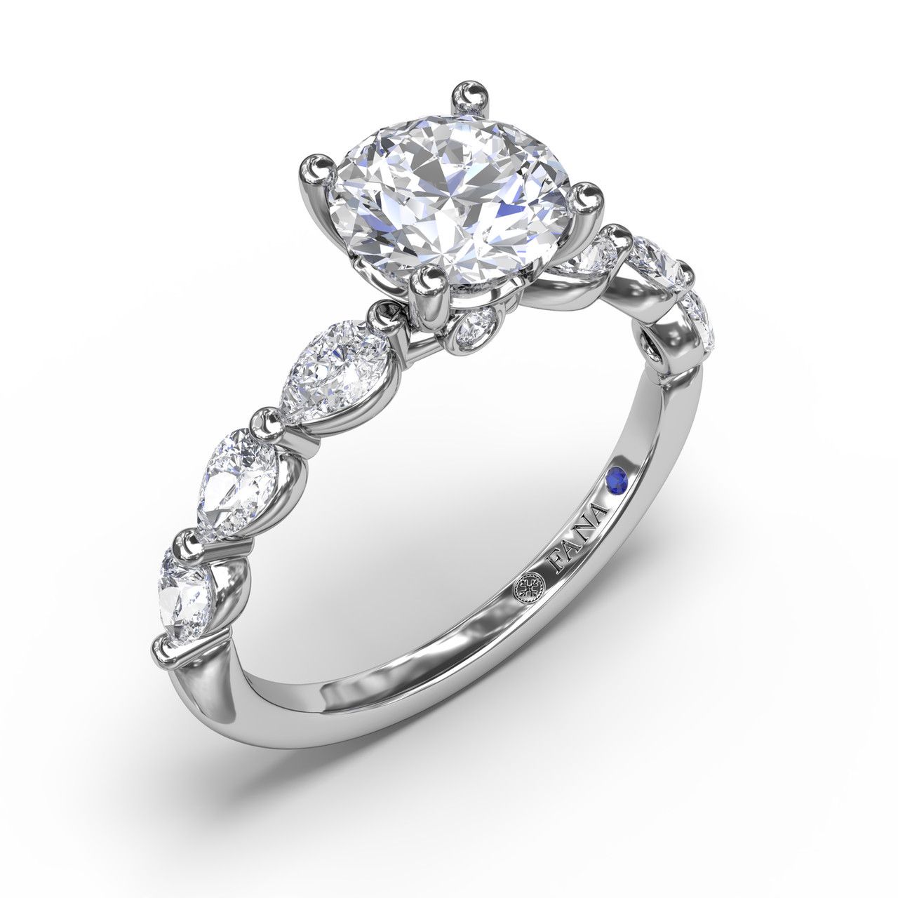 Round Engagement Ring Setting