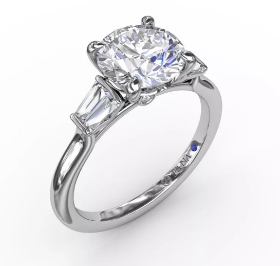 Round Engagement Ring Setting