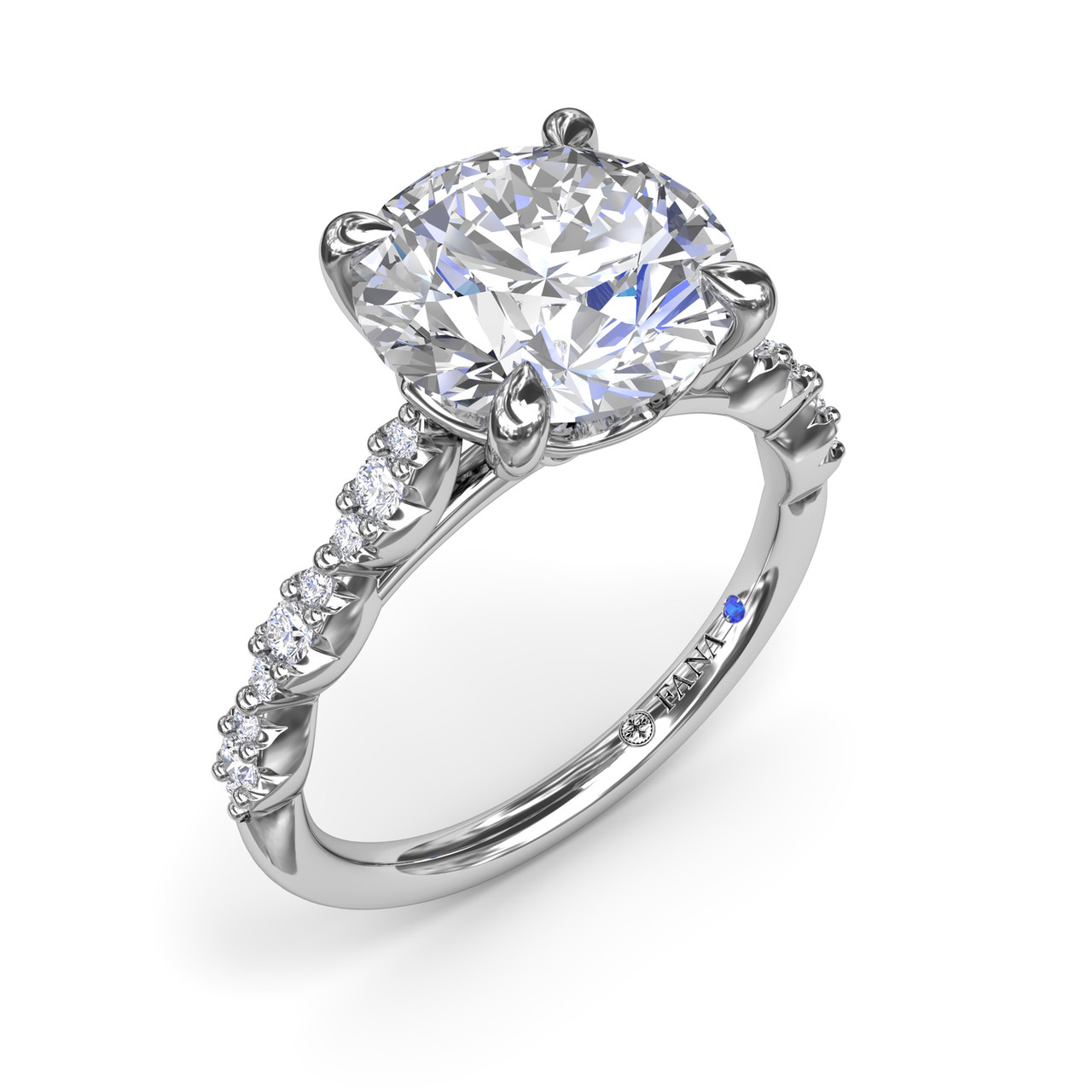 Round Engagement Ring Setting