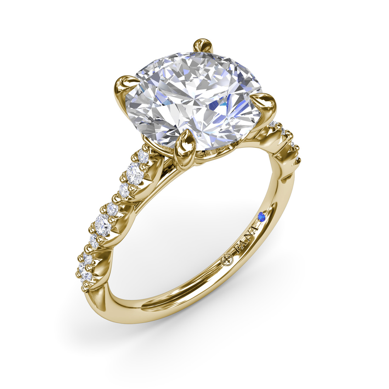 Round Engagement Ring Setting