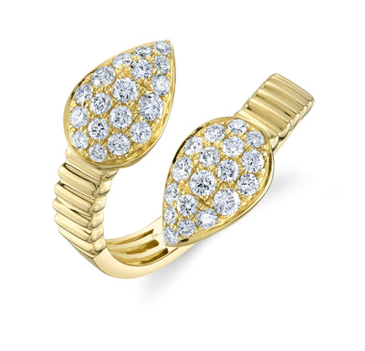 Buy Azai by Nykaa Fashion Gold Circular Traditional Ring online