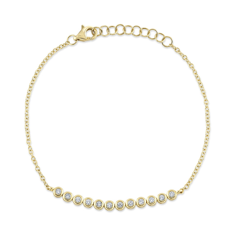 SHY CREATION 14K YELLOW GOLD BEZEL DIAMOND 7