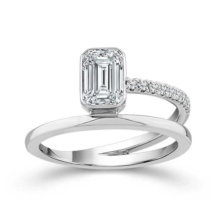 Laboratory Created Diamond Fashion Ring