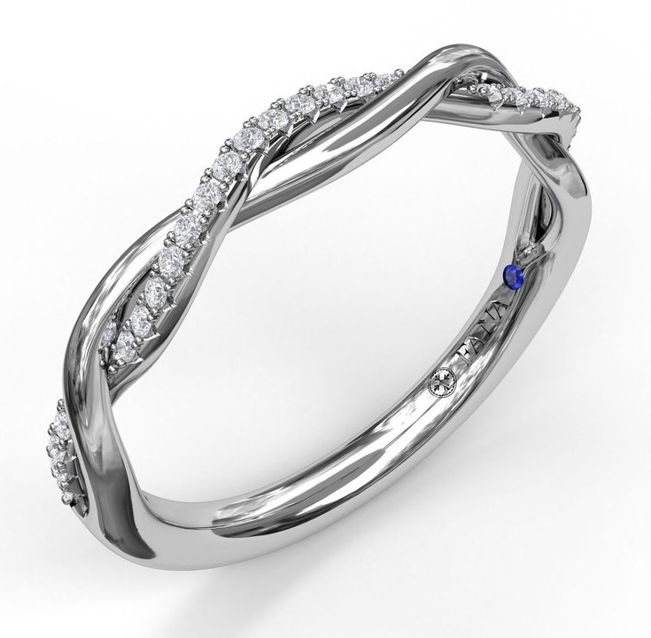 Diamond Twist Anniversary Ring