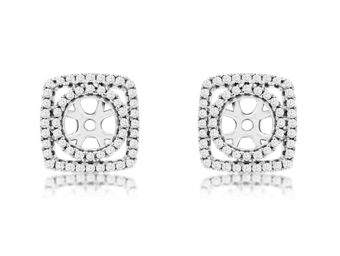 Diamond Stud Earring Jackets I 64Facets Fine Jewelry – 64Facets-India