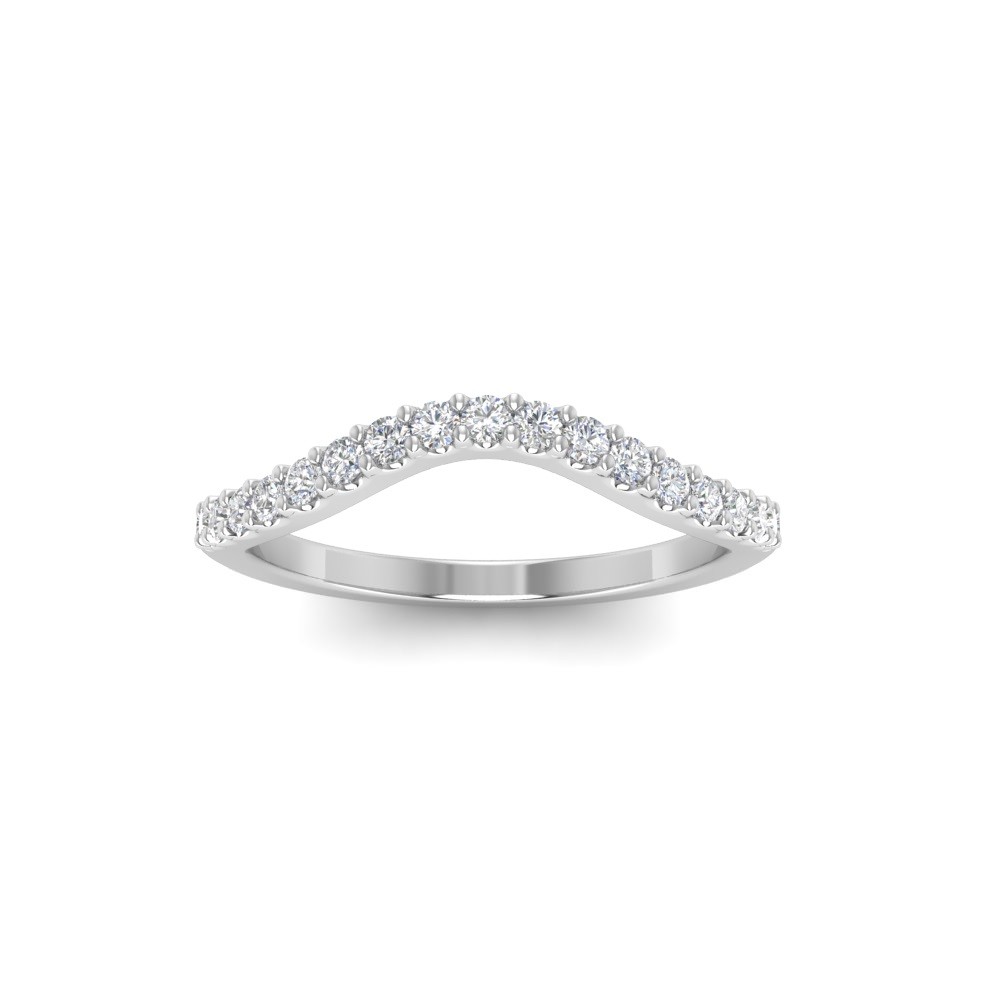 14K WHITE GOLD DIAMOND WEDDING BAND SIZE 7 WITH 17=0.26TW ROUND G-H SI2 DIAMONDS   (1.89 GRAMS)