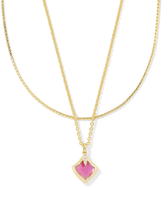 KENDRA SCOTT JOELLE COLLECTION 14K YELLOW GOLD PLATED BRASS 16