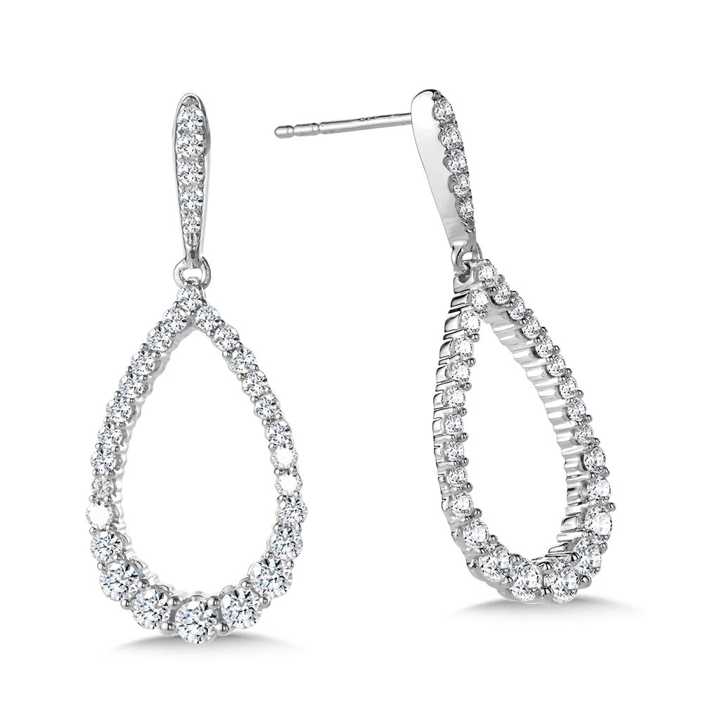 Diamond Dangle Earrings