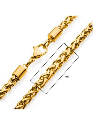 18K GOLD PLATED STAINLESS STEEL 22