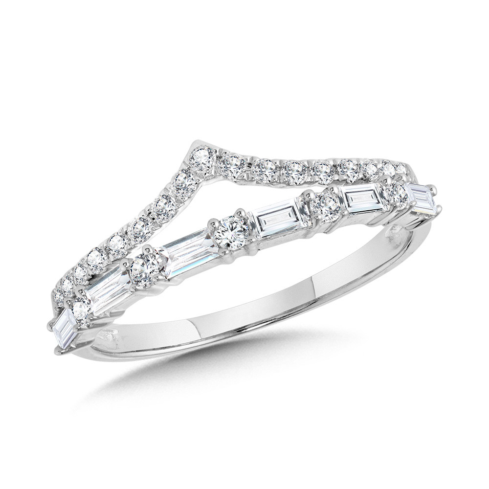 Stackable Diamond Anniversary Ring