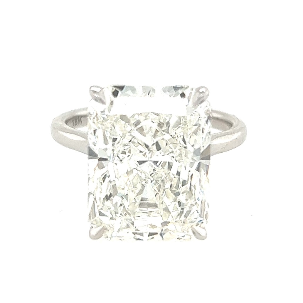 Korman Signature 18kt White Gold  Radiant Engagement Ring