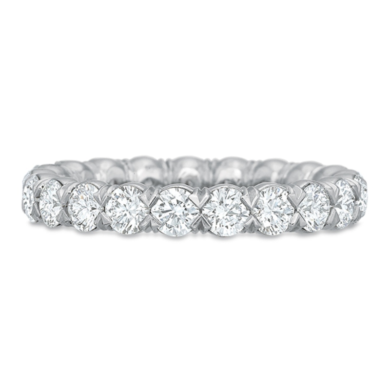 Round Diamond Eternity Band