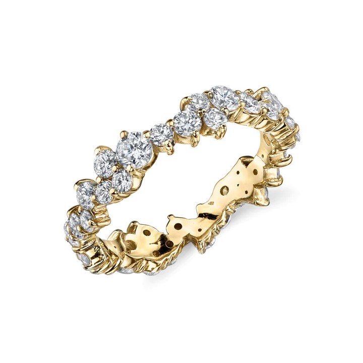 14kt Diamond Cocktail Eternity Band