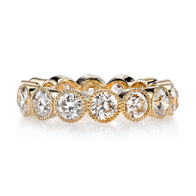 Single Stone 18kt Yellow Gold Gabby Eternity Band