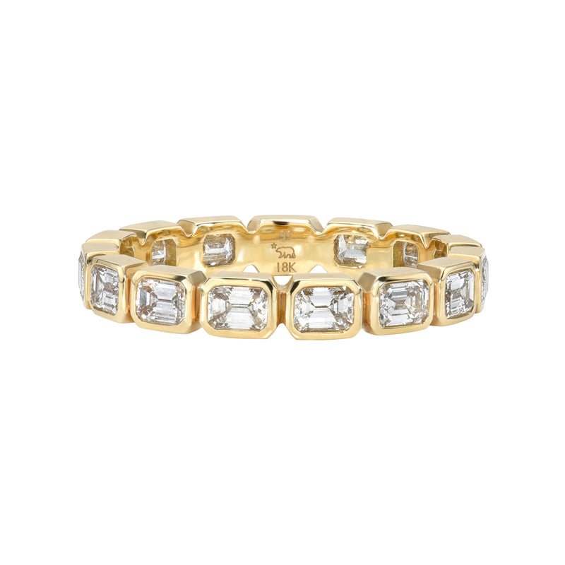 Single Stone 18kt Yellow Gold Sierra Eternity Band