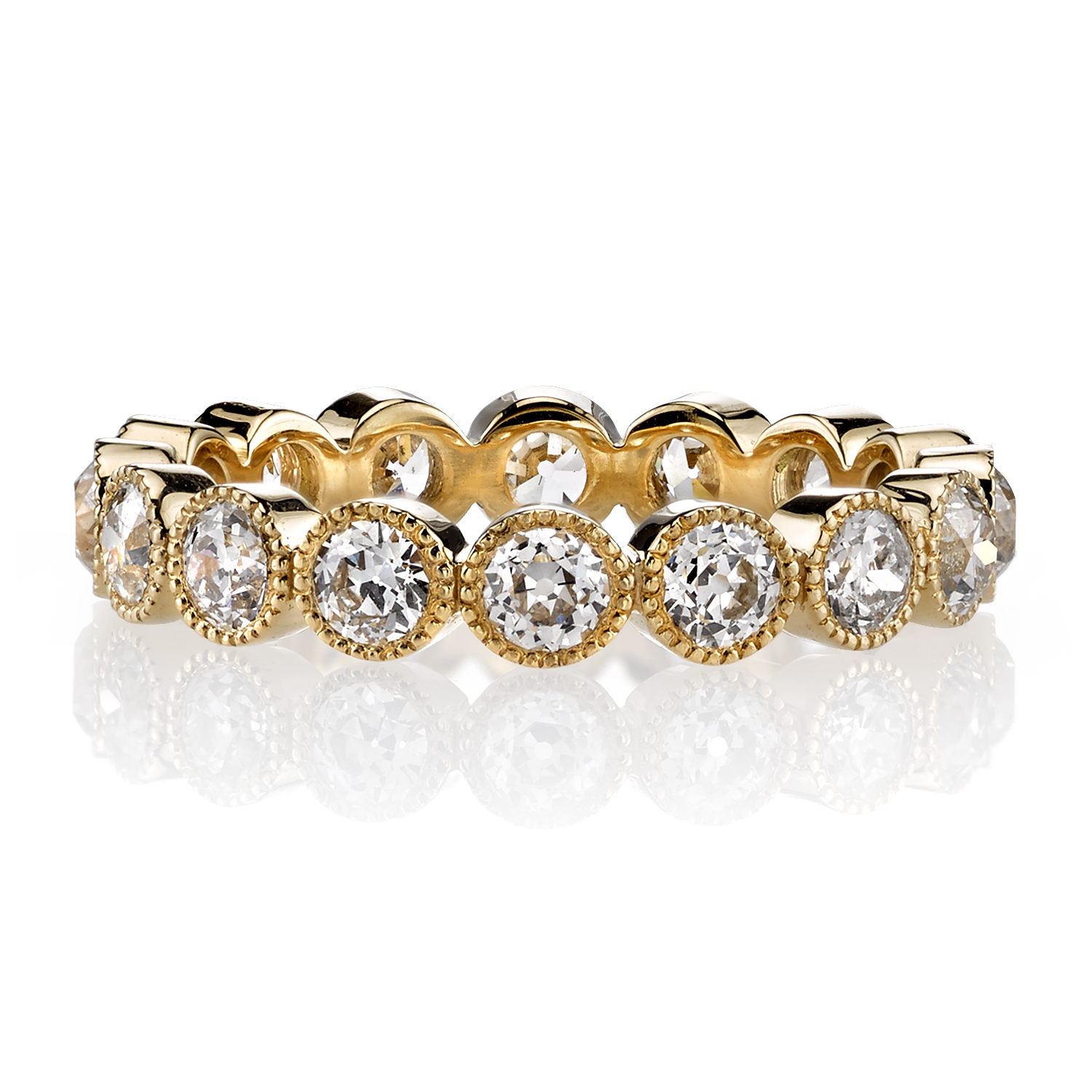 Single Stone 18k Medium Gabby Eternity Band